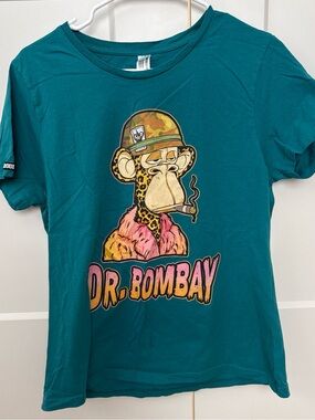 Crooks & Castles Death Row Records Tee with Multicolor Ape Design